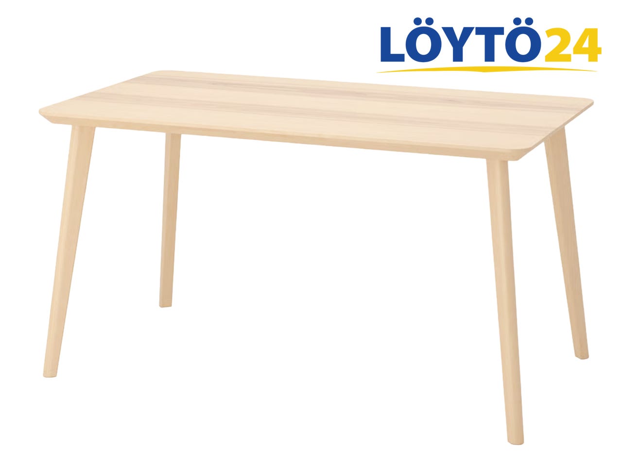 IKEA LISABO Ruokapöytä 140x78 cm, Saarniviilu | Tyylikäs ruokapöy