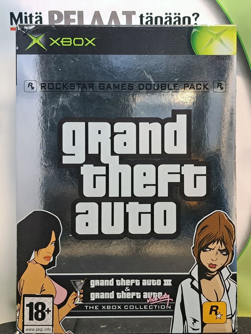 Grand Theft Auto - Rockstar Games Double Pack (CIB) XB (Käytetty)