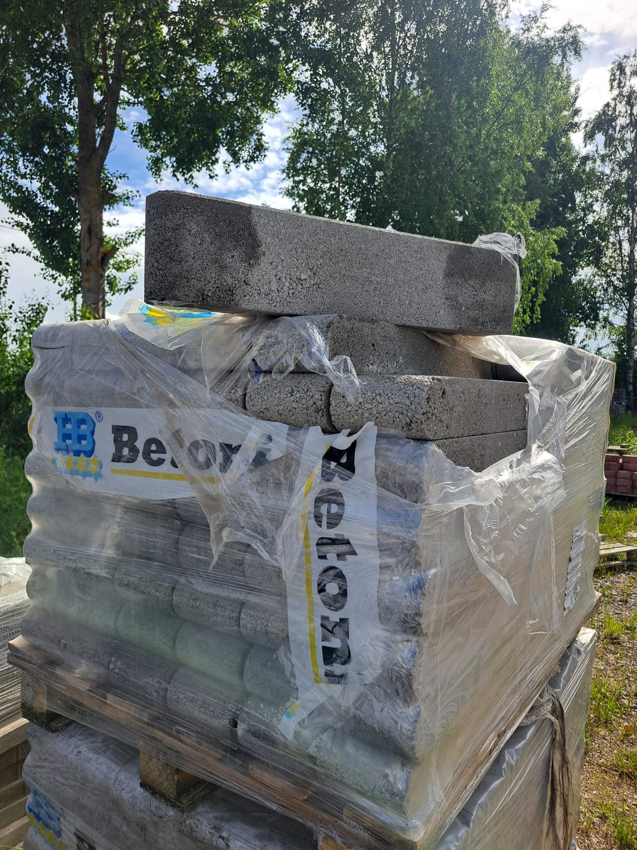 Harmaata reunakiveä