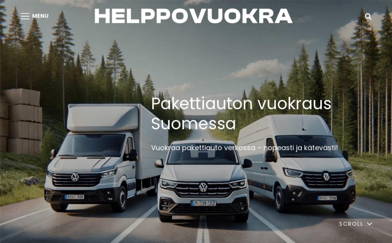 Valmis liiketoiminta: Helppovuokra Oy + verkkosivut + somekanavat