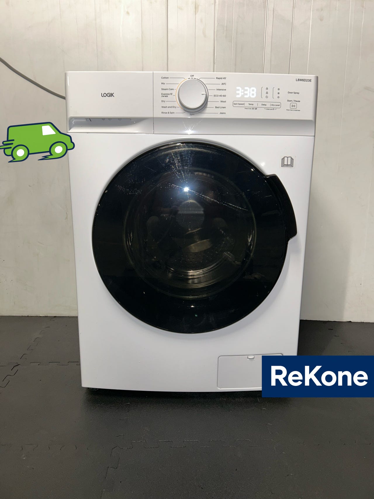 3KK vanha Logik 8kg/6kg/1400rpm