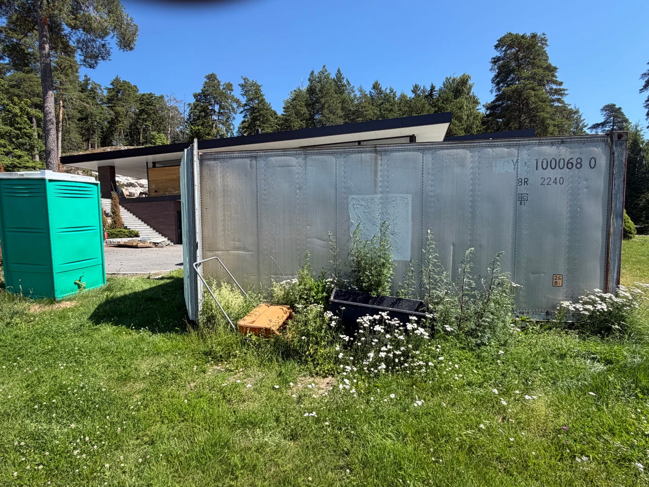 Kontti lämpöeristetty alumiini pellit.
