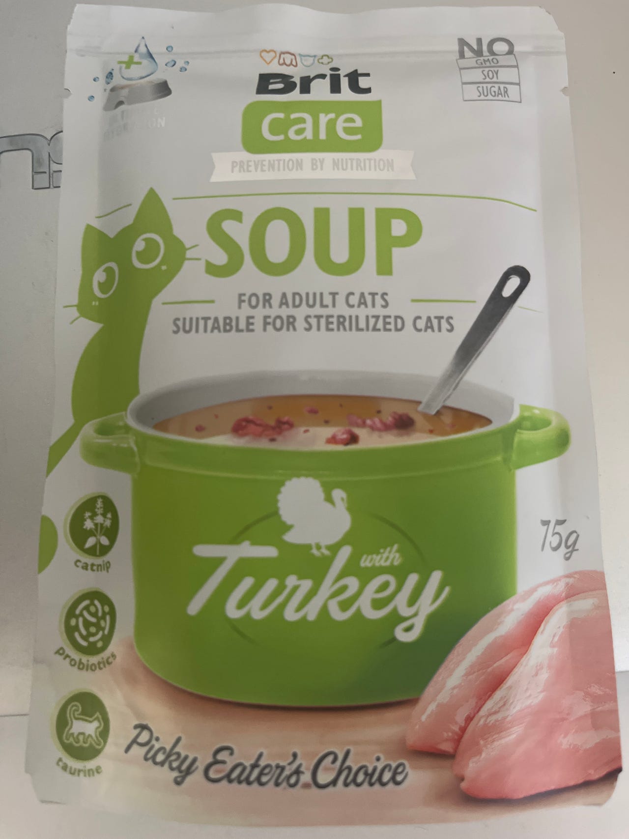 Brit care CAT soup turkey, 12 pss