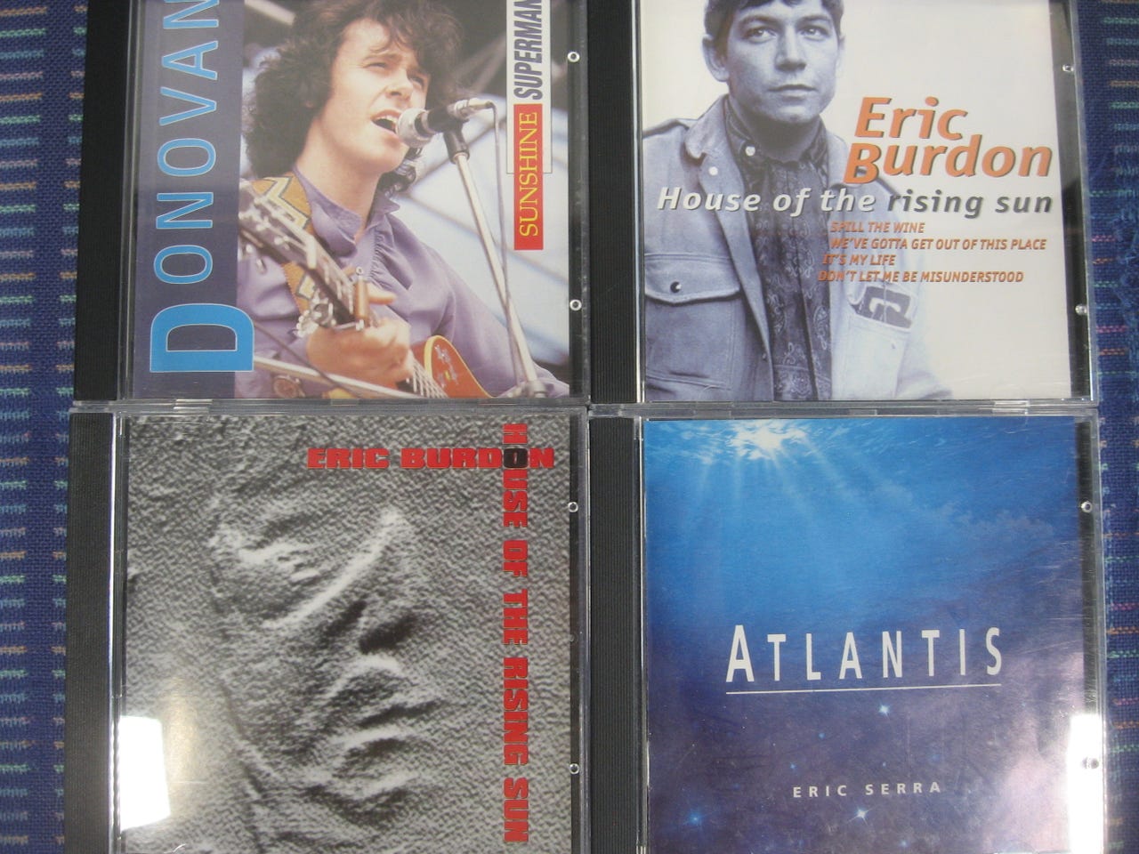 Donovan, Eric Burdon, Eric Serra, Markku Turunen ja kokoelmia