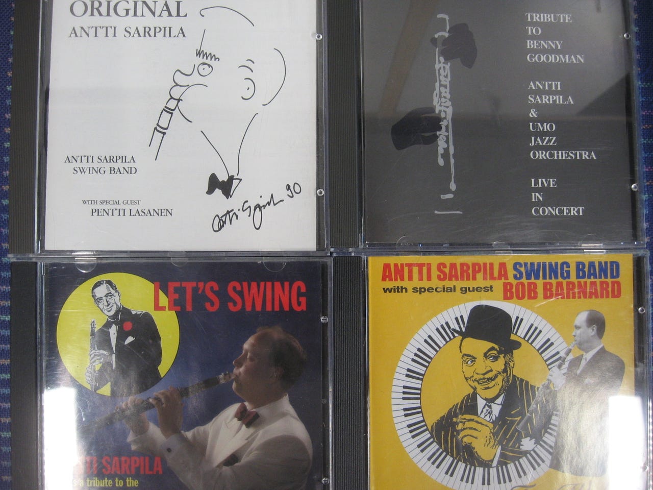 Antti Sarpila, Olli Jakola Quartet, Tikkurilan Soittokunta, Aaho Jazz Band