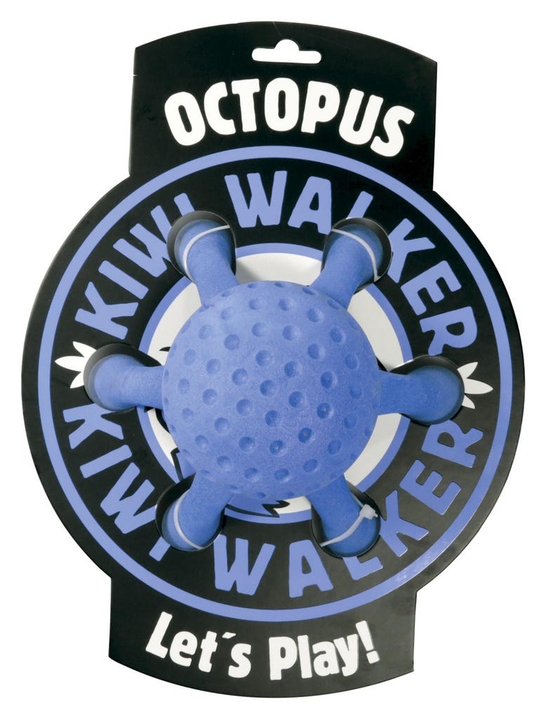 Kiwi Walker Octopus kelluva lelu, Sininen