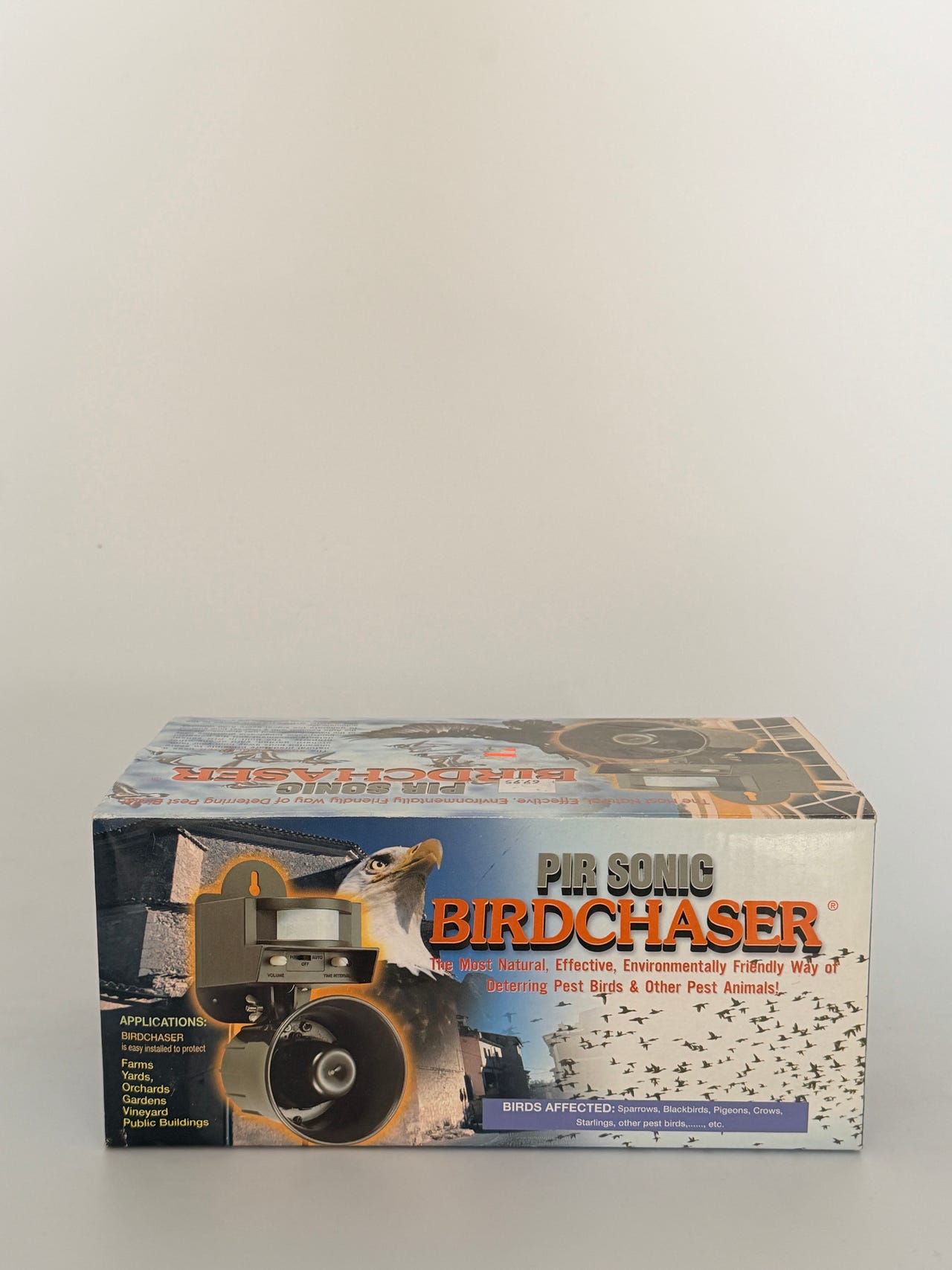 PIR Sonic Birdchaser lintujen karkotin liiketunnistimella