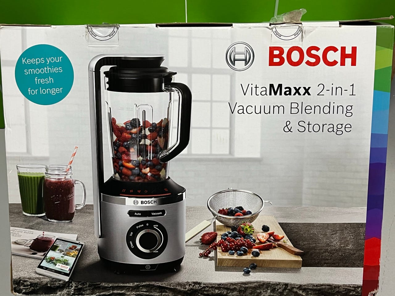Blenderi/ Tehosekoitin Bosch VitaMaxx 2-in-1 tehosekoitin vakuumi