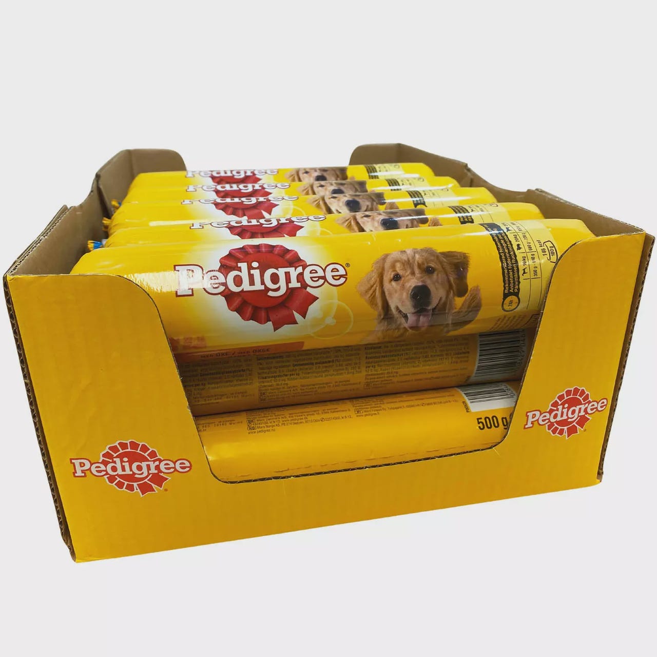 Pedigree makkara kana 20 x 500g koiralle