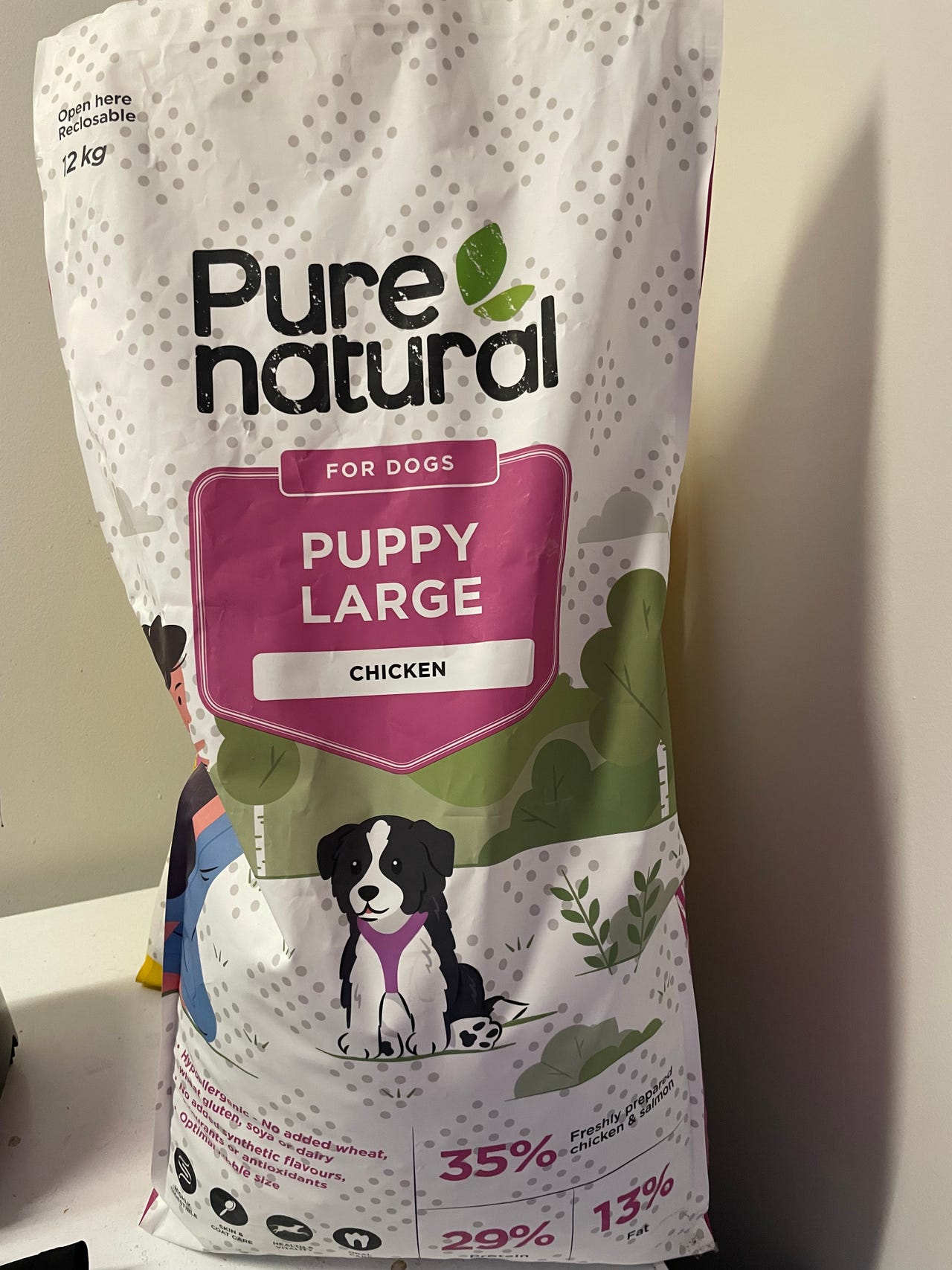 Pure Natural Large puppy nappulaa