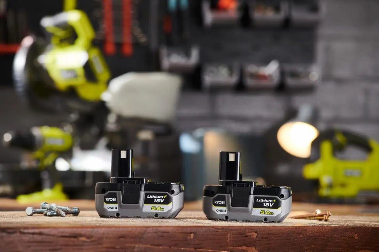 Ryobi 18V Li-Ion 5Ah akku (2kpl)