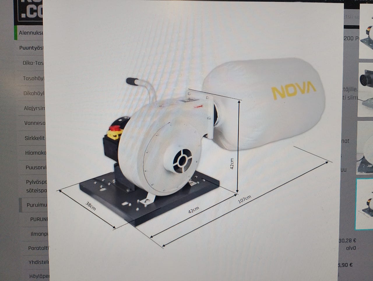 Nova puruimuri lietso