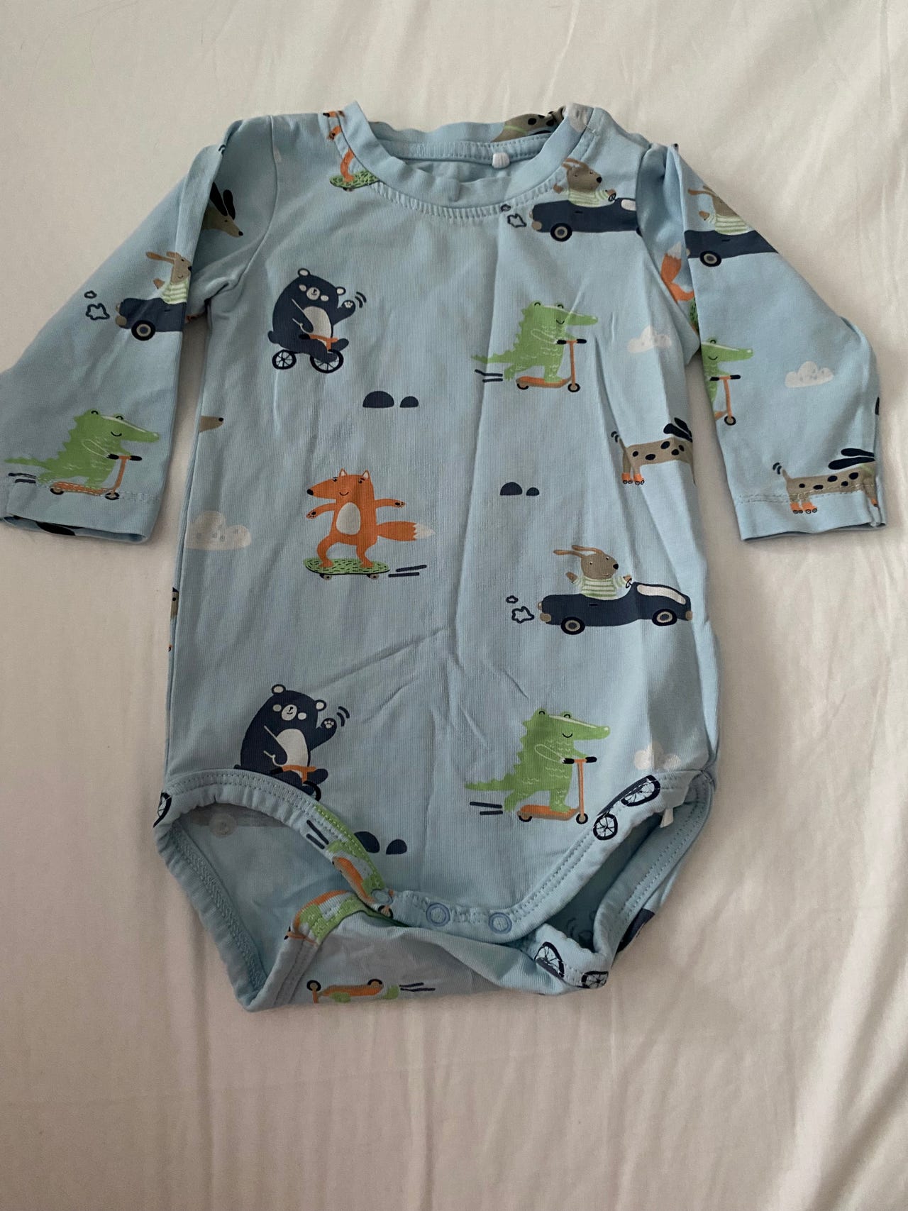 Name it body koko 68 sininen unisex puuvilla
