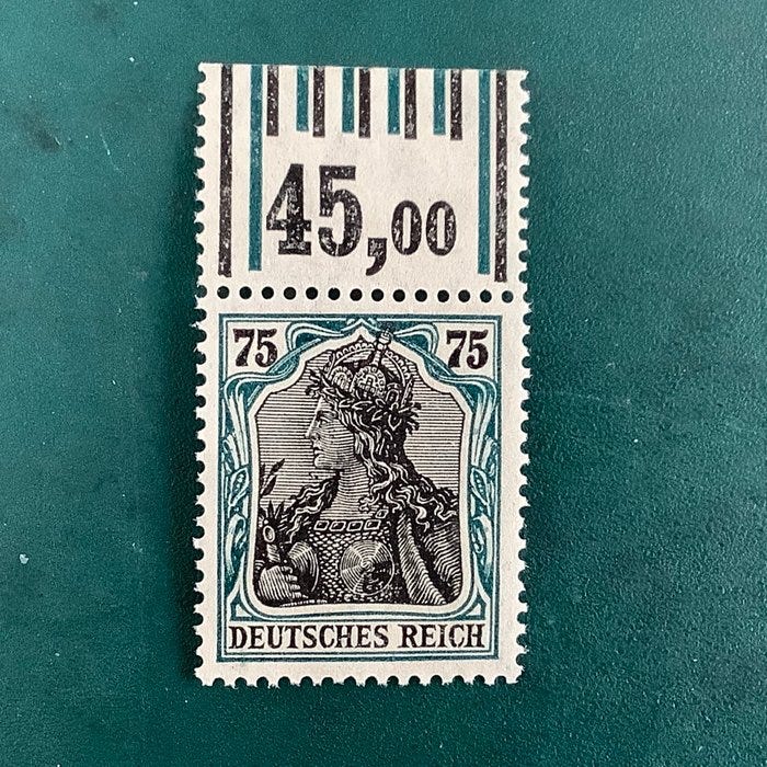 Saksan valtakunta 1918 - Saksa 75Pf OR hyväksytty Buhler - MNH -
