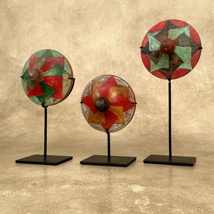 Set of 3 spinning tops - Gasing - Hyrrä - 2020- - Indonesia