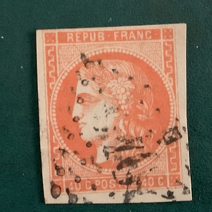 Ranska 1870 - 40 senttiä Bordeaux - Yvert 48