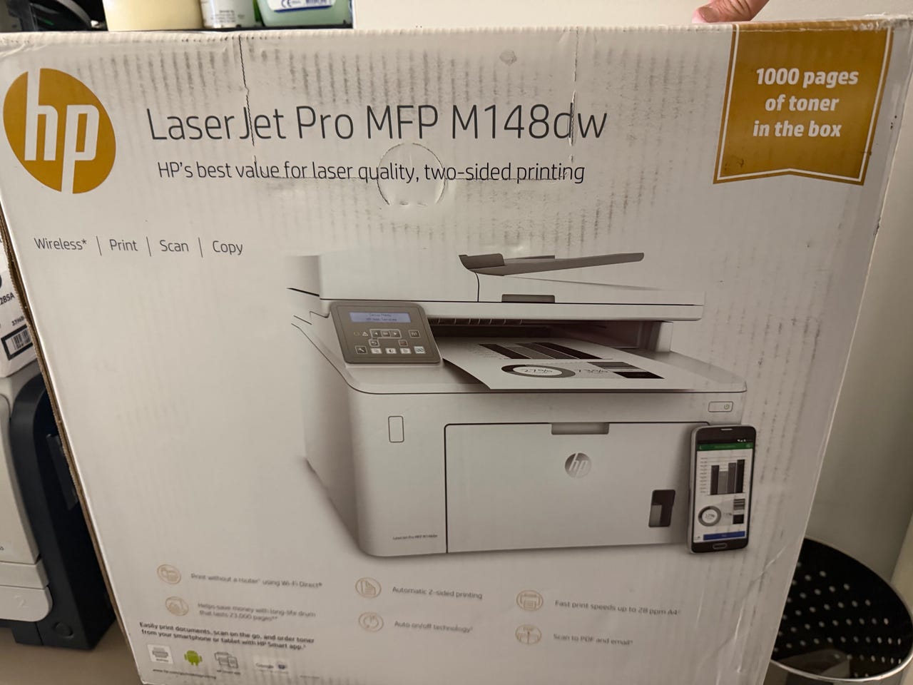 HP LaserJet Pro MFP M148dw monitoimilaser-tulostin