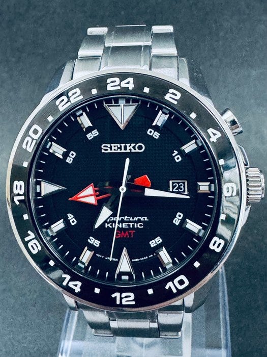 Seiko - Sportura Kinetic GMT - 5M85-0AA0 - Miehet - 2010-2020