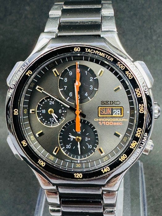 Seiko - 1/100th Chronograph - V657-8120 - Miehet - 2010-2020