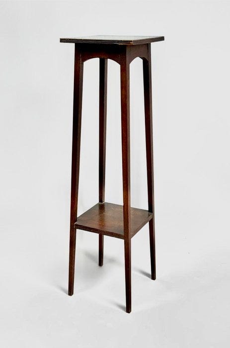 Art Nouveau Pylväs - 1920-1930 - Legno ruukkujen pidin