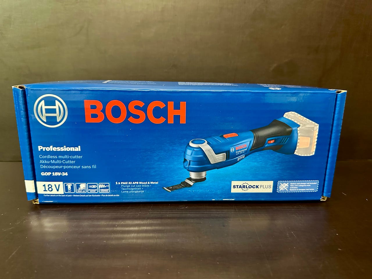 UUSI Bosch Akkumonitoimikone GOP 18V-34 STARLOCK OVH 299€