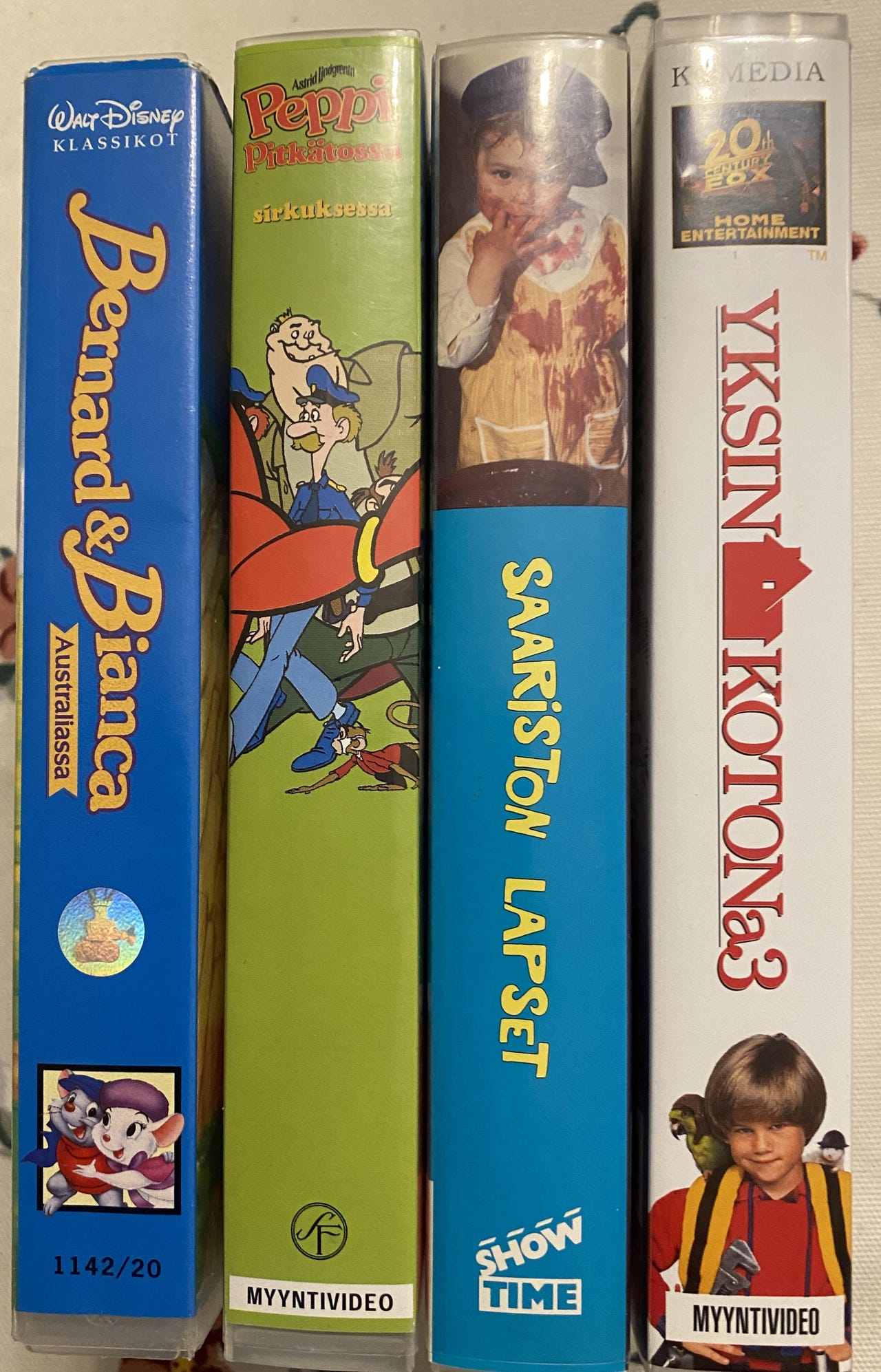 Lasten VHS elokuvat