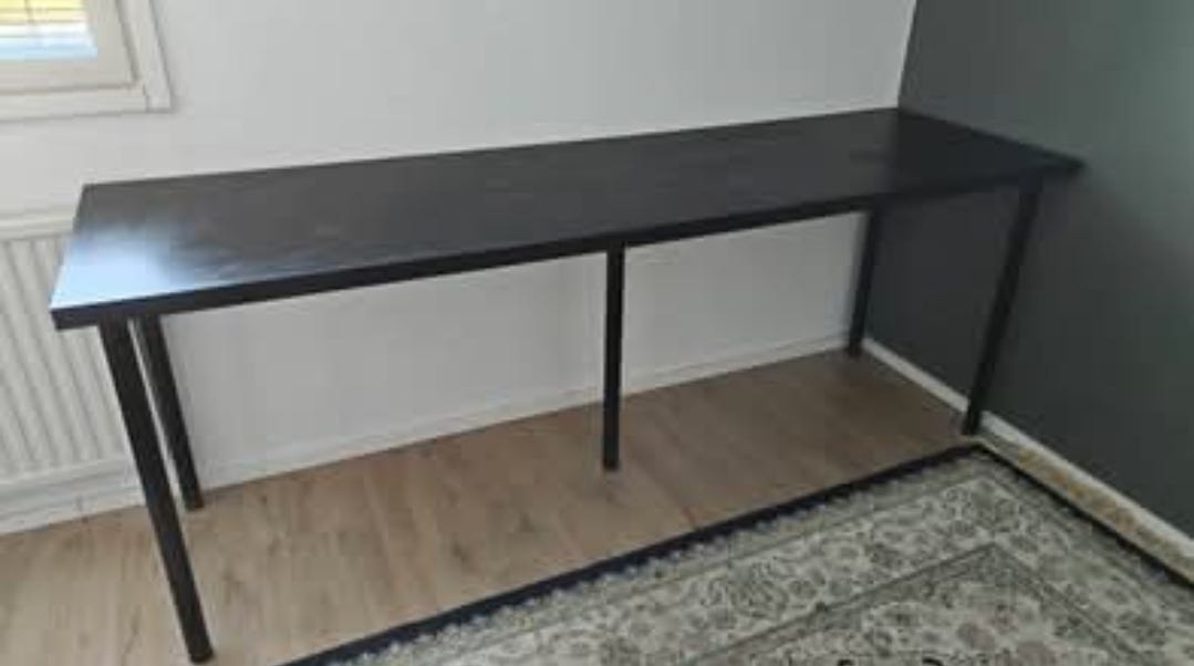 Ikea Lagkapten työpöytä 60x200cm