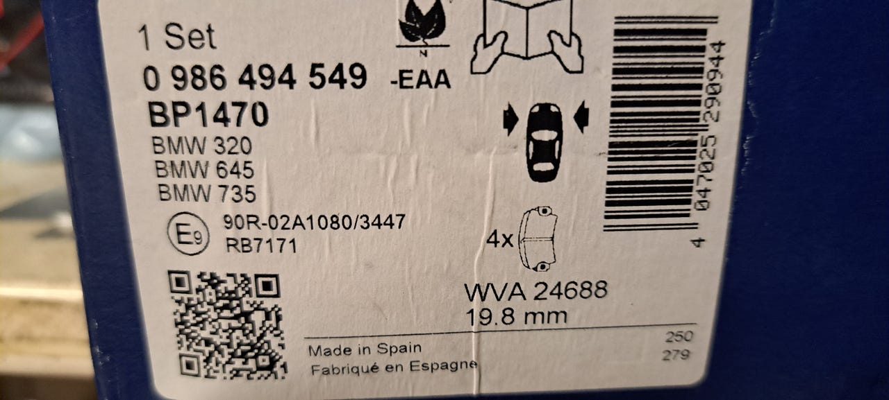 BMW jarrupalat eteen
