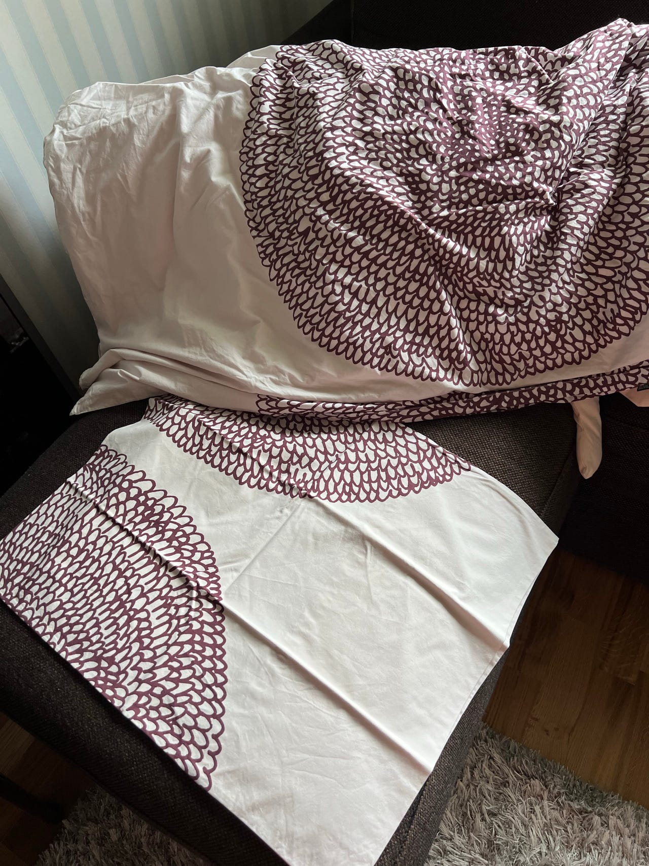 Marimekko pippurikehrä pussilakana+ tyynyliina