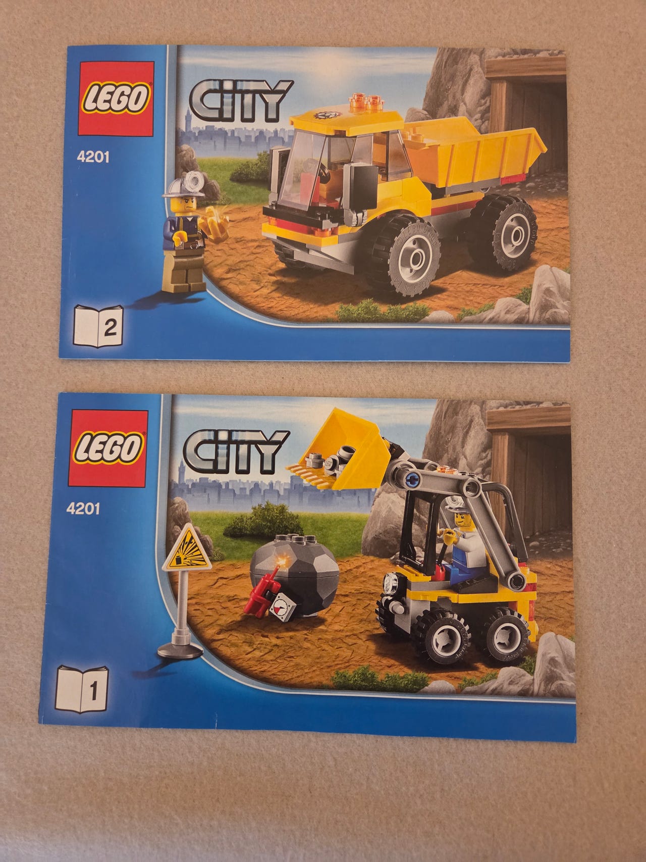 Lego City 4201 kuormaaja ja kippiauto