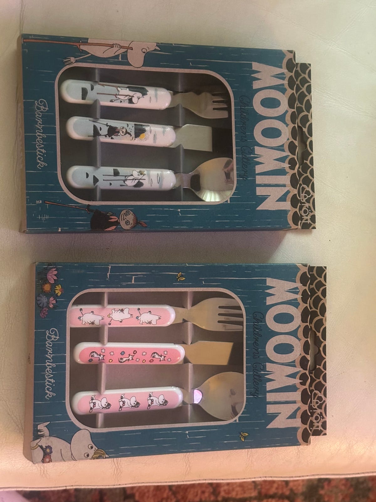 Lasten Moomin aterimet