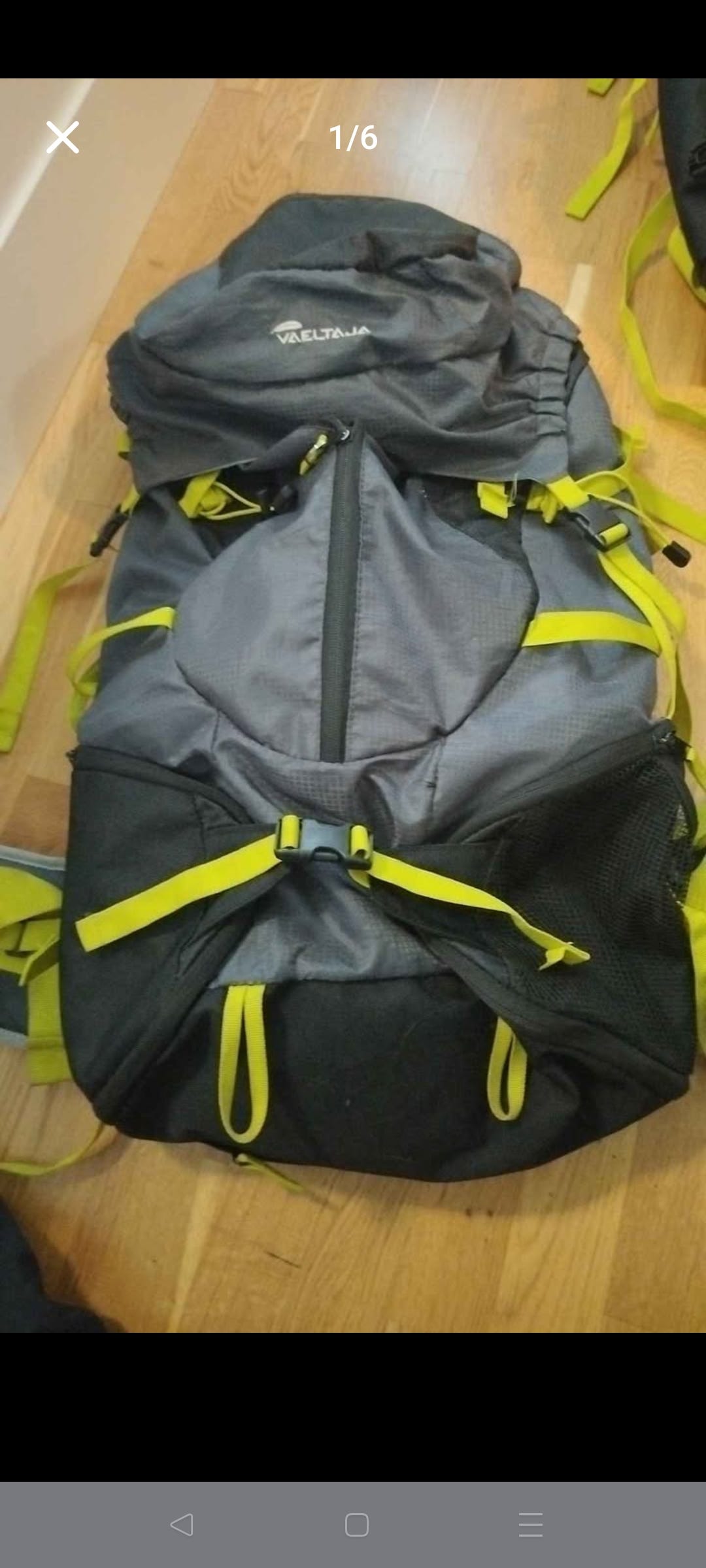 Vaeltaja rinkka 60L.