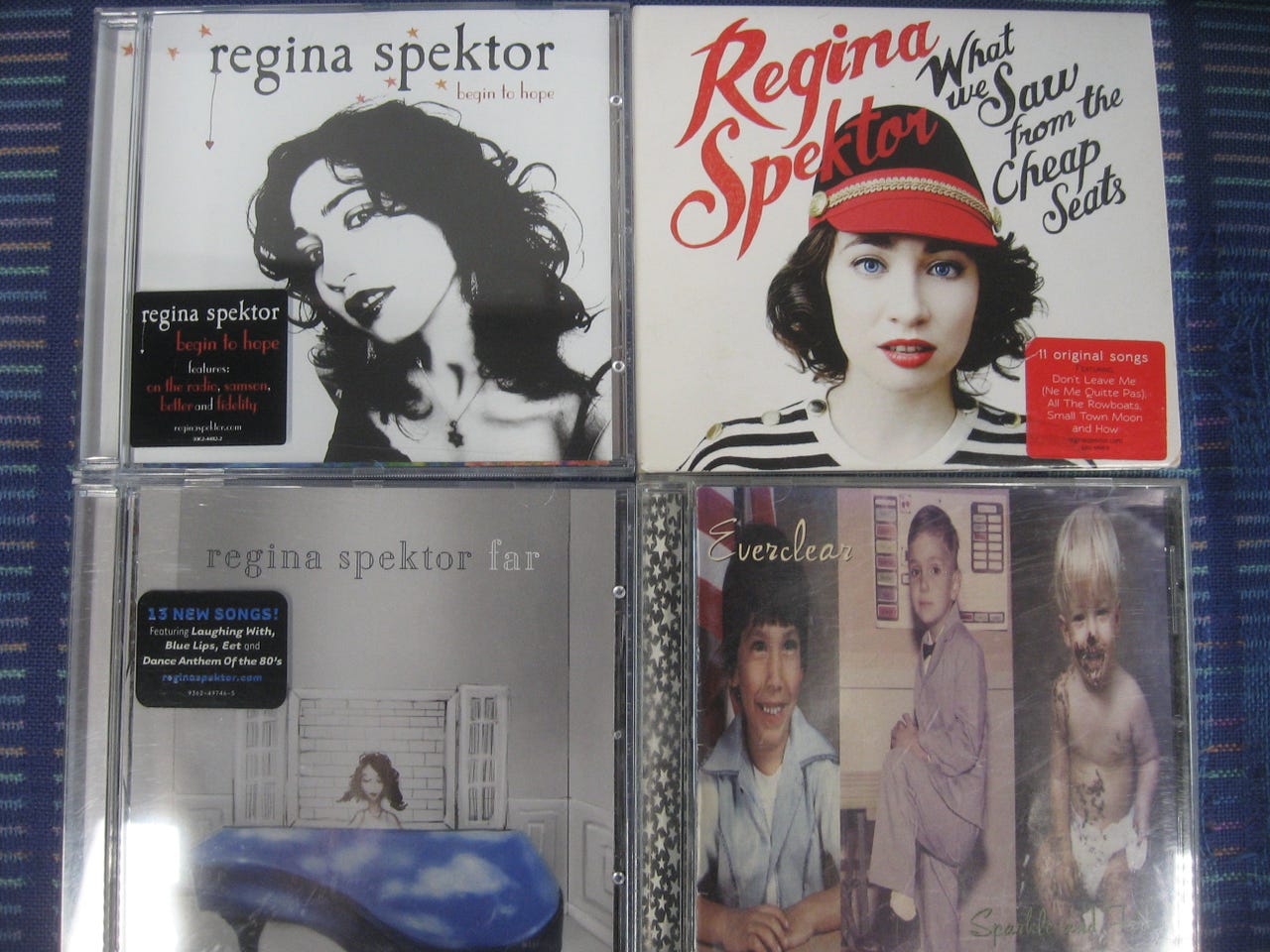 Regina Spektor, Everclear, Lodger, Kate Gallery, Leyan, Analohg