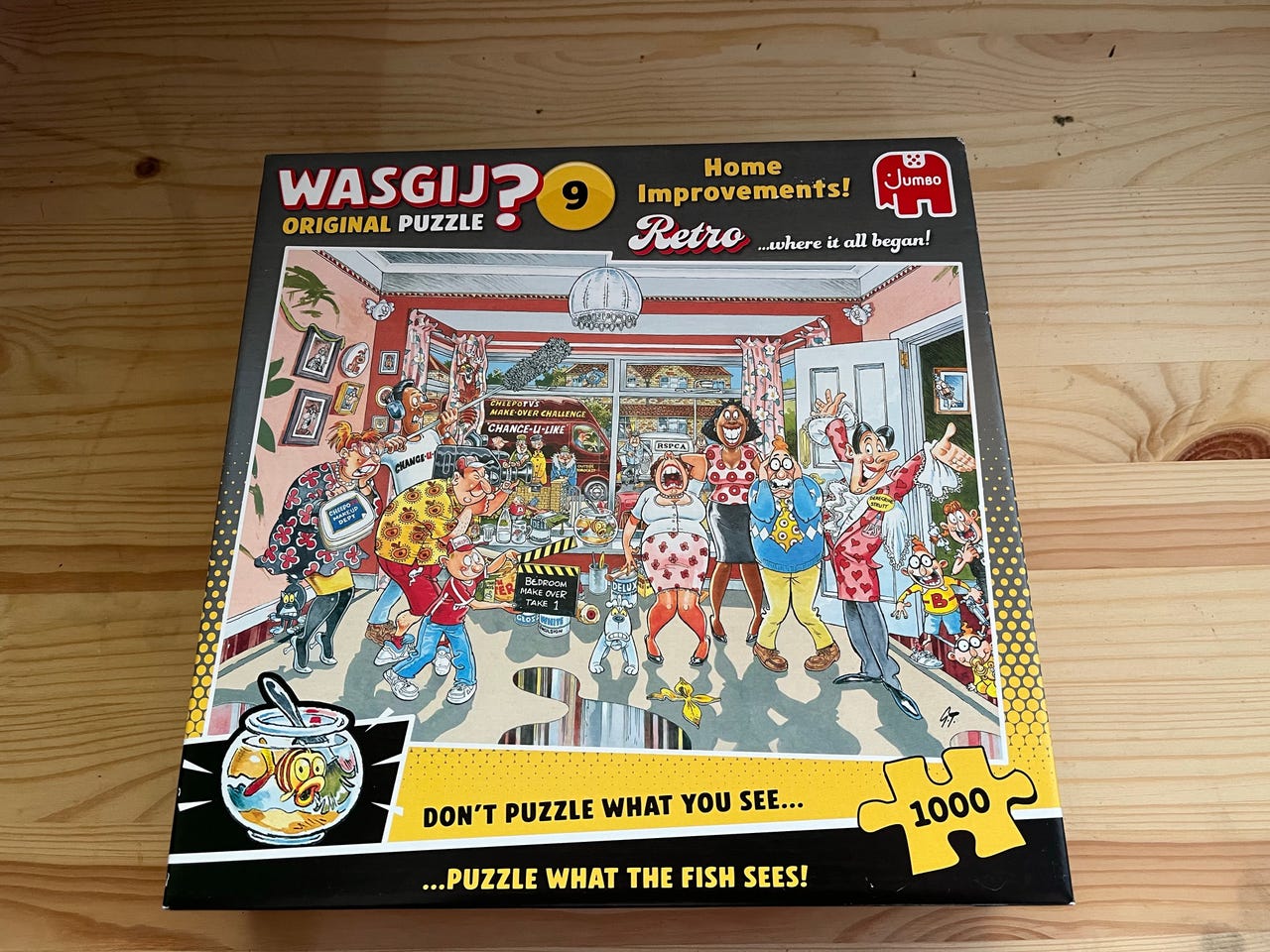Wasgij Original 9 Retro Home Improvements? palapeli 1000 palaa