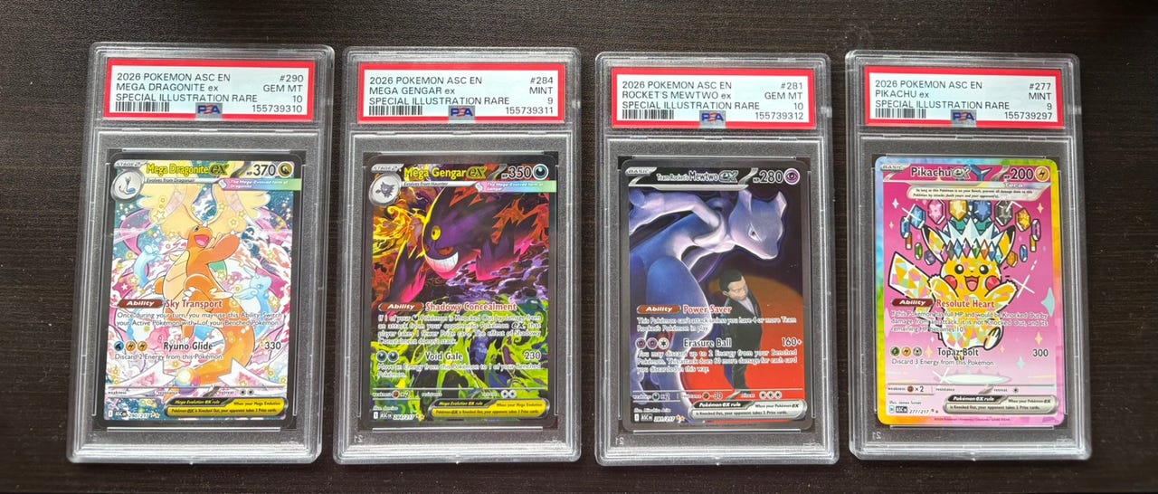 PSA-arvioituja Pokémon-kortteja, Ascended Heroes