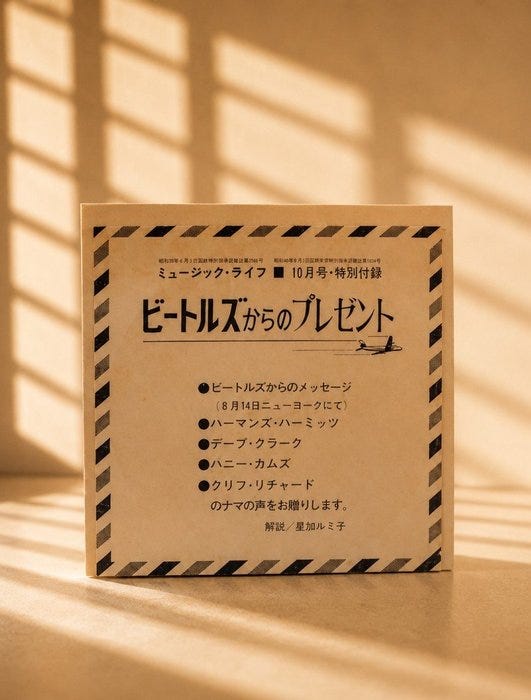 Beatles - “A PRESENT FROM THE BEATLES” / Ultra-Rare Japanese MUSI