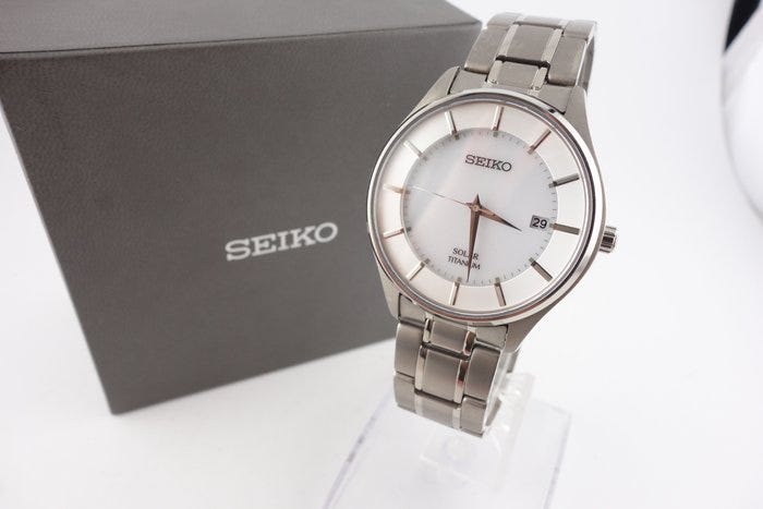Seiko - Solar Titanium - V157-0BX0 - Miehet - 2010-2020