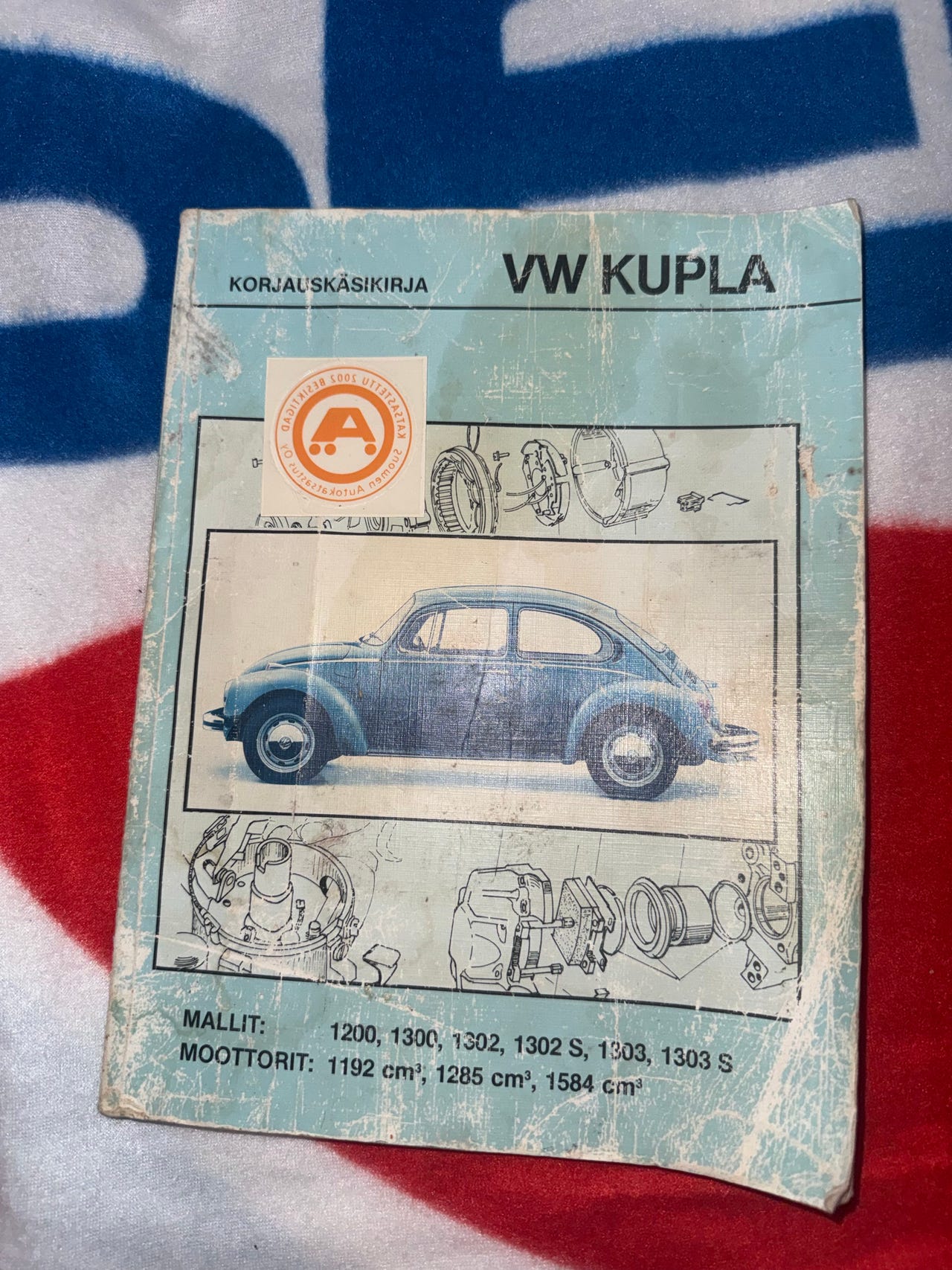 VW Kupla korjauskäsikirja (suomi)