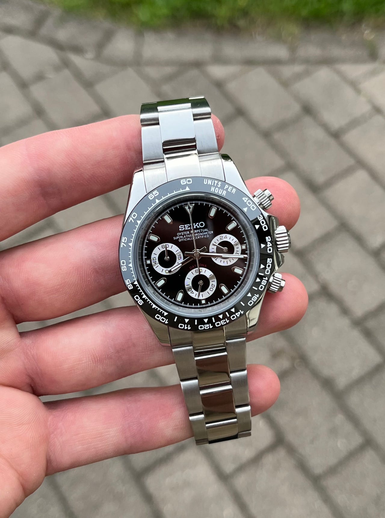 Seiko Mod ”Daytona” VK63 -chrono