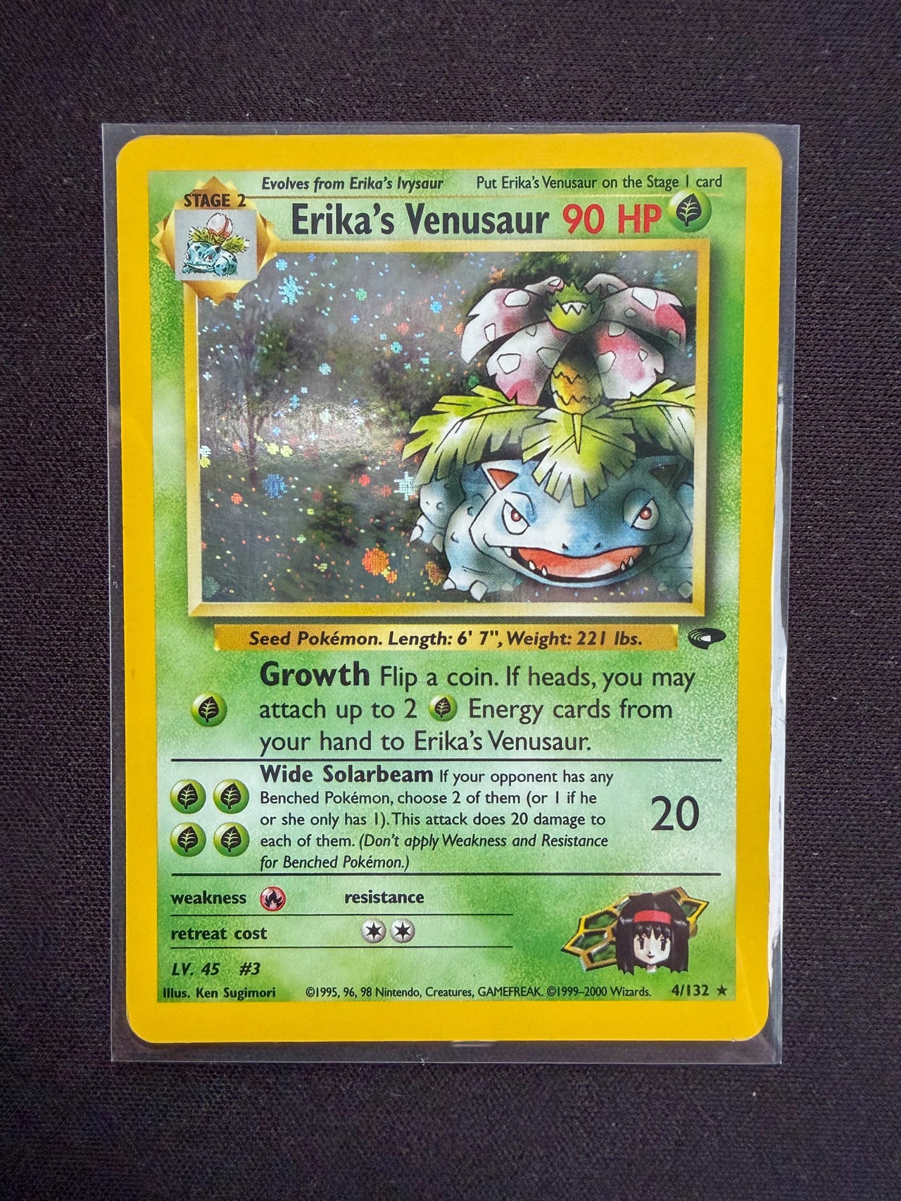 Erika's Venusaur 4/132 holo – Gym Challenge Pokémon | Tori