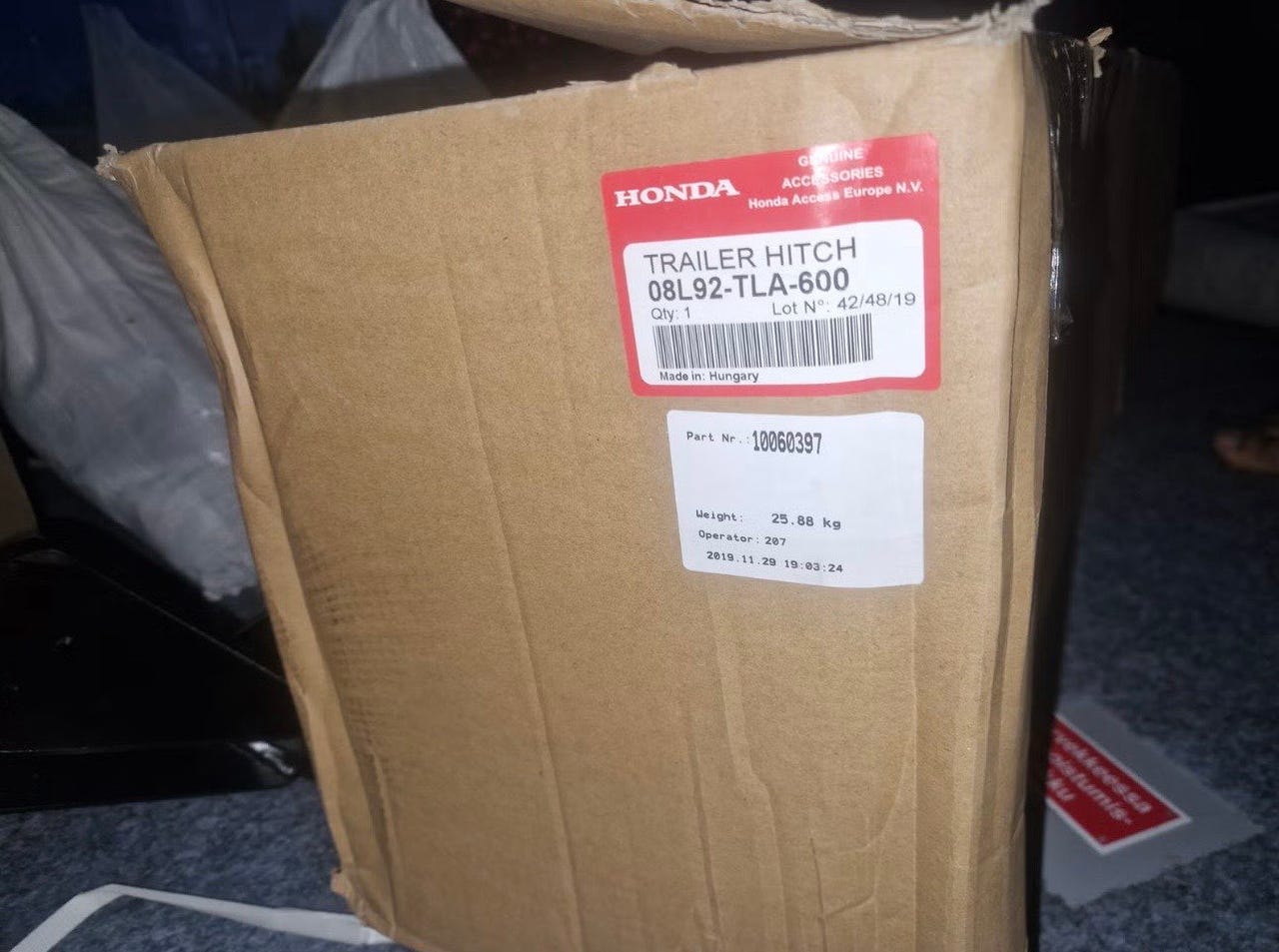 Honda vetokoukku peräkoukku