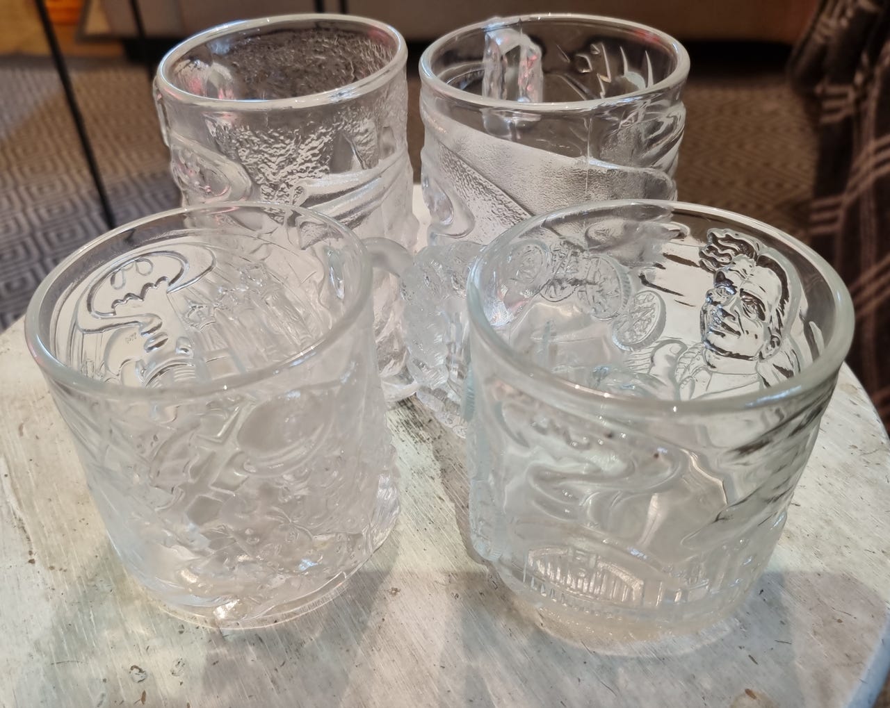 McDonalds Batman lasimukit / juomalasit, 4 kpl