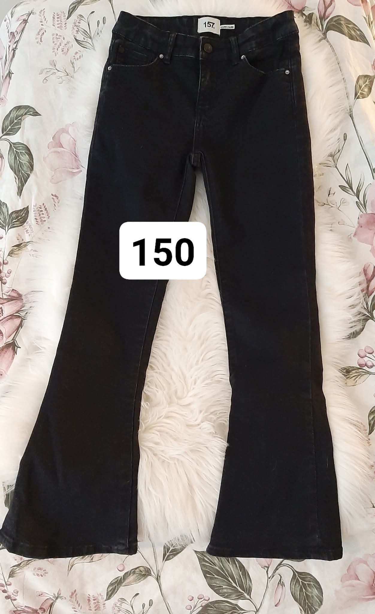 150 cm 157 lager mustat farkut