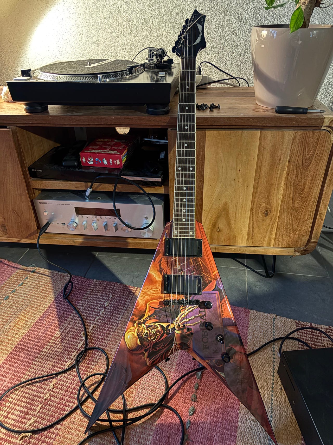 Dean dave mustaine peace sells flying v
