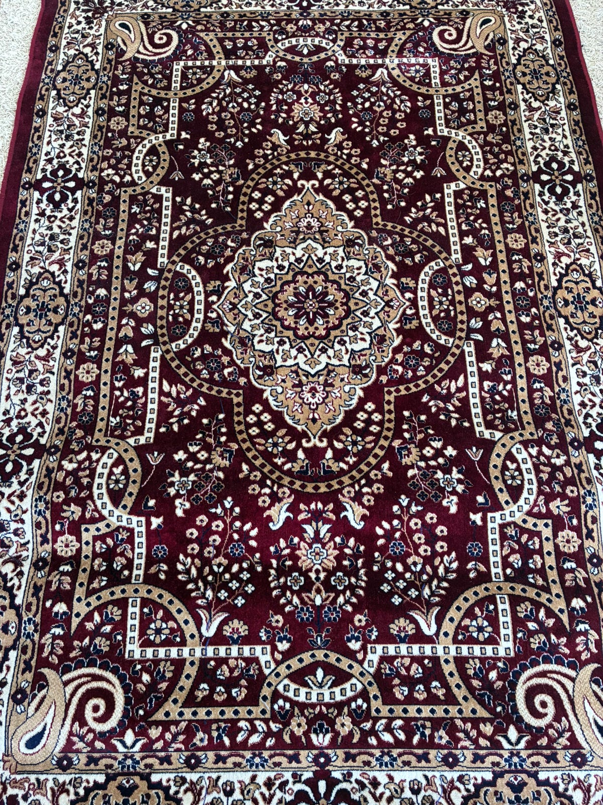 Sotka Eliza matto 133x200 cm punainen kuviollinen
