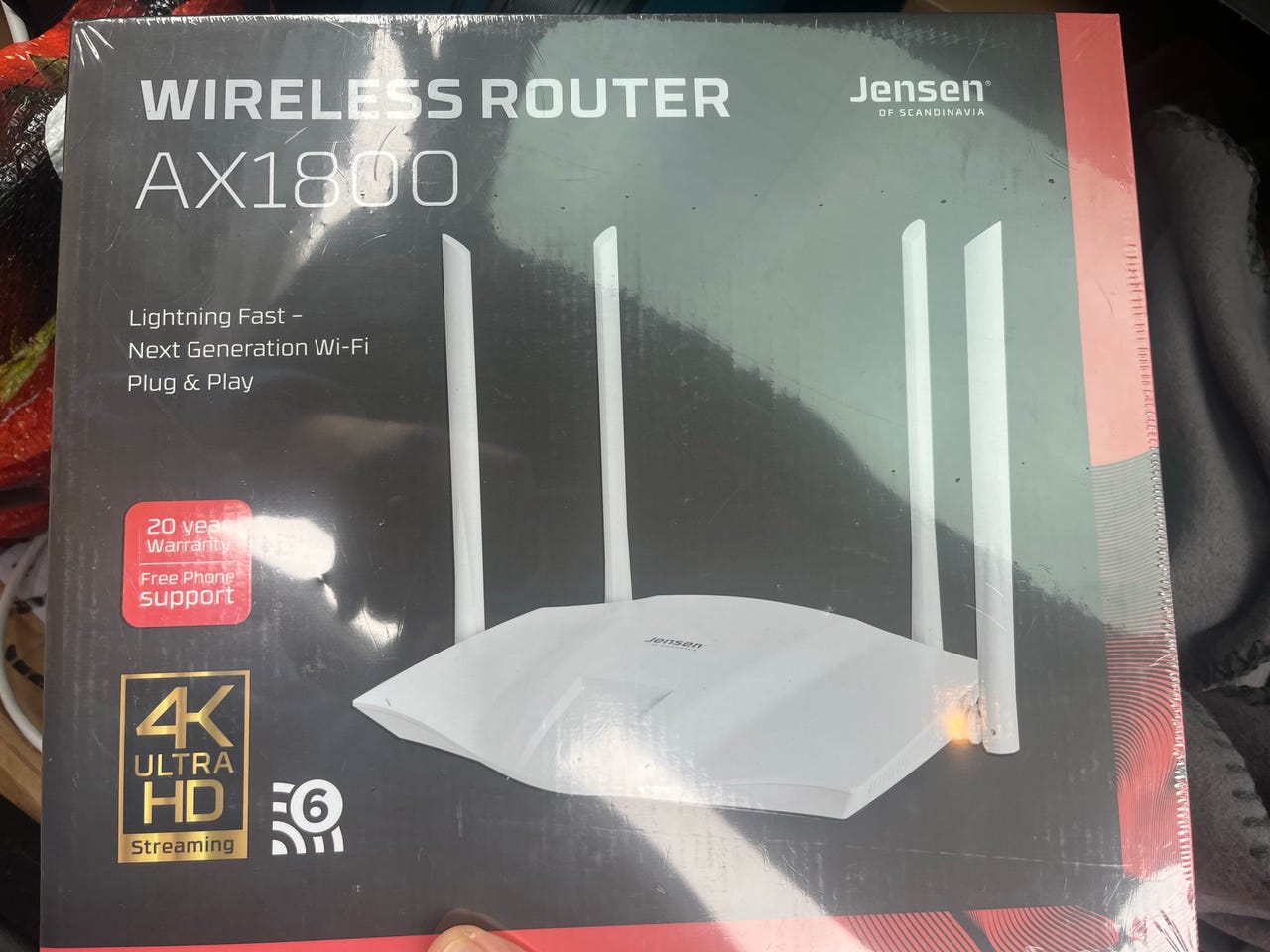 Jensen AX1800 langaton reititin WiFi 6