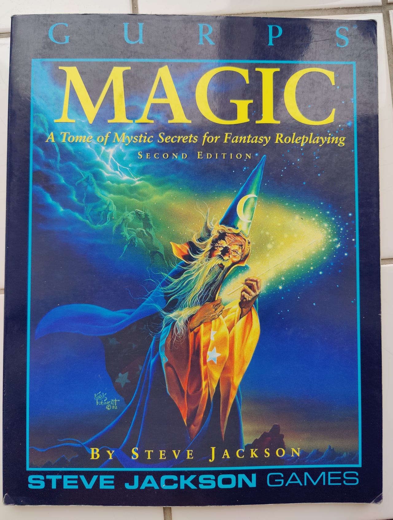 GURPS Magic 2nd Edition (Steve Jackson Games) roolipelikirja
