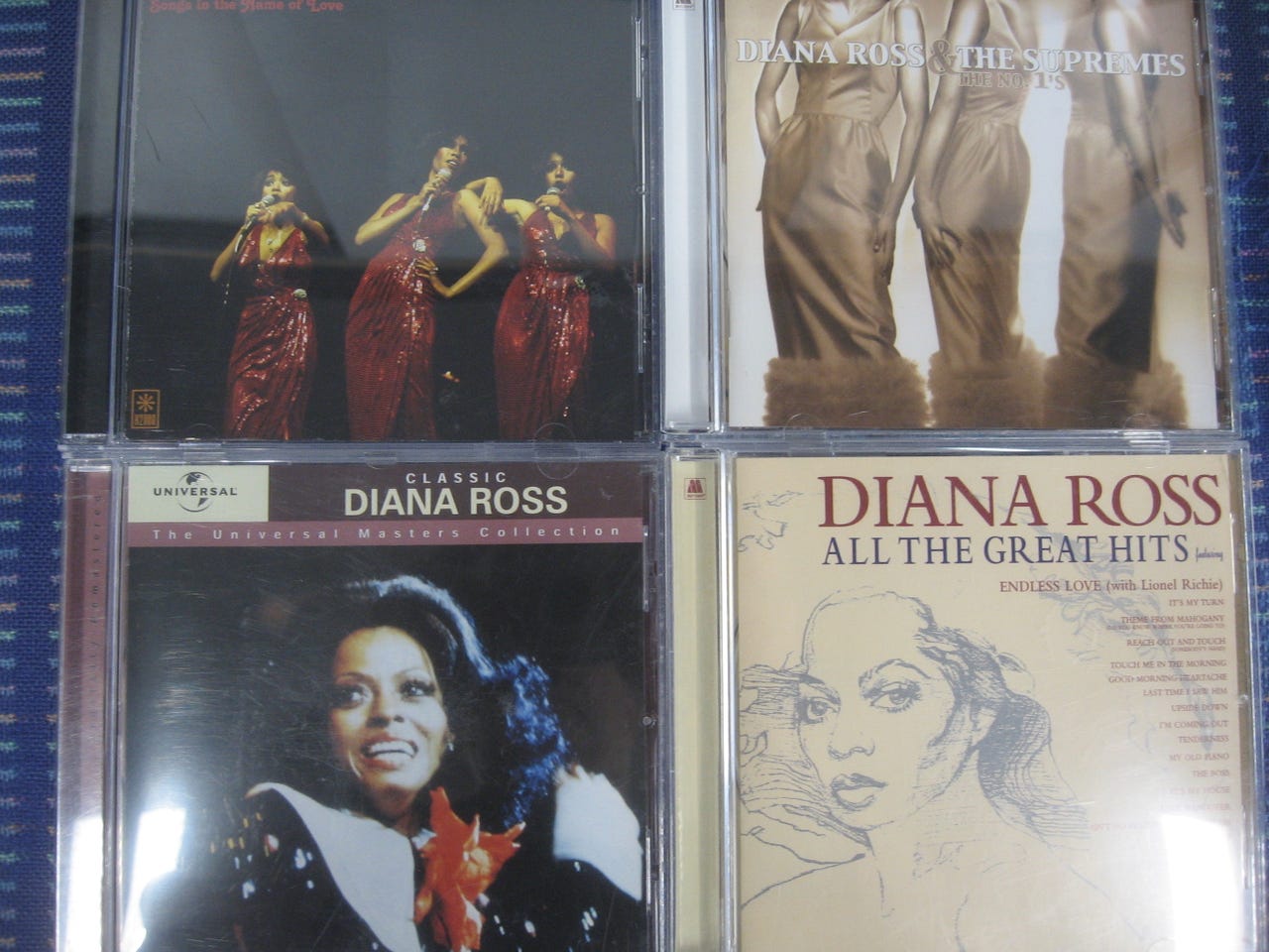 Diana Ross, Baccara, Vanessa-Mae, Keren Ann, Mahalia Jackson