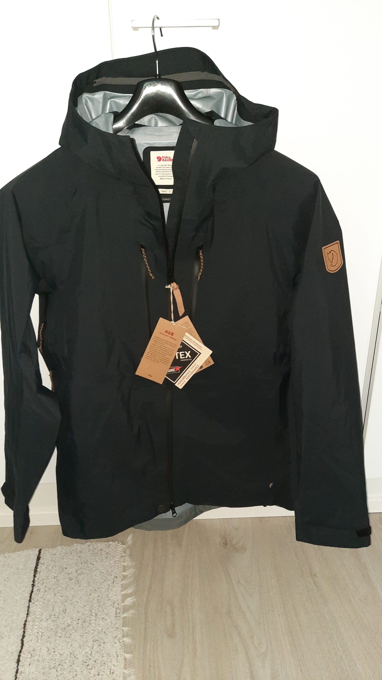 Fjällräven Keb GTX miesten takki L musta