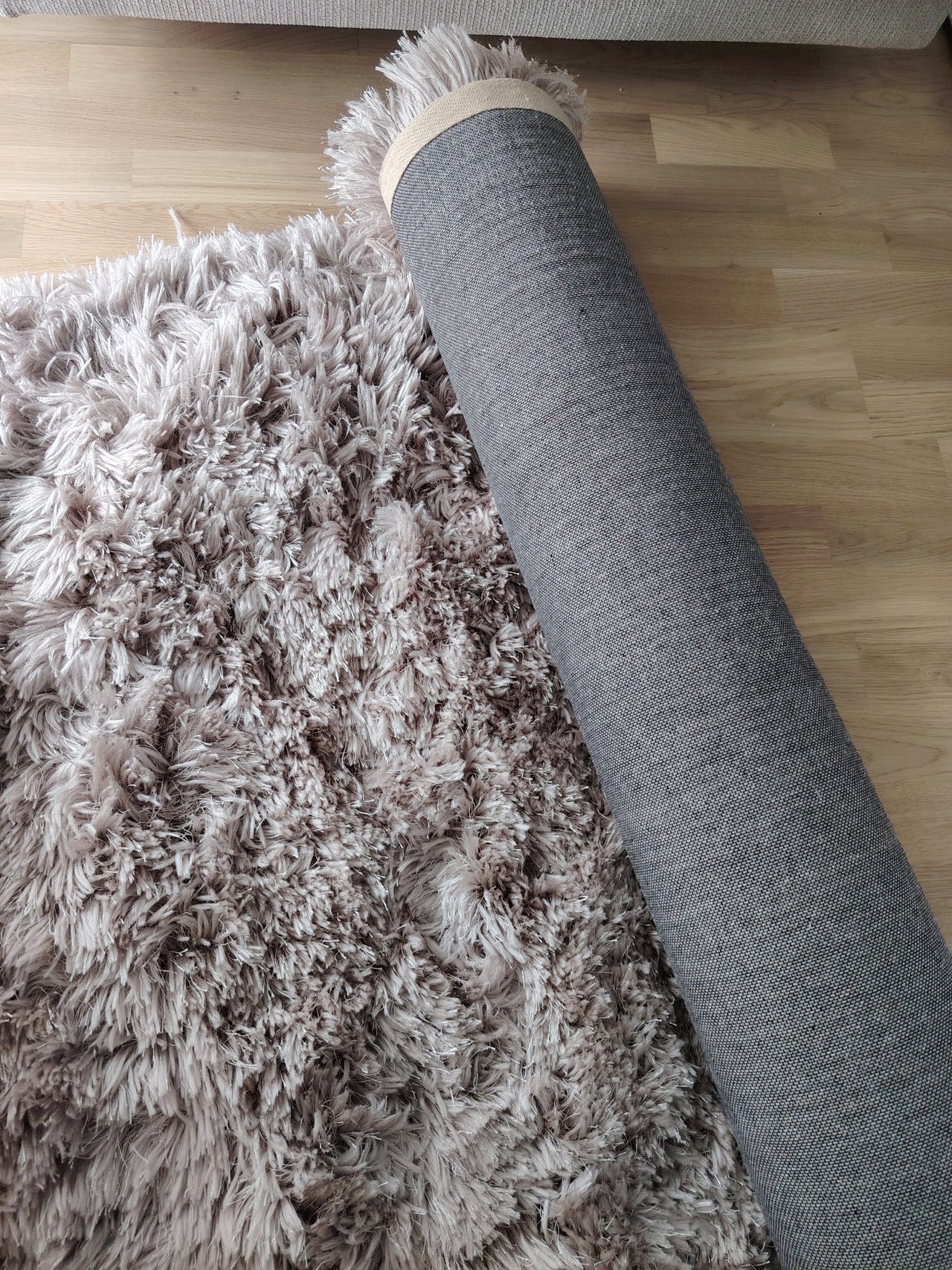Ellos Home Potenza ryijumstto beige